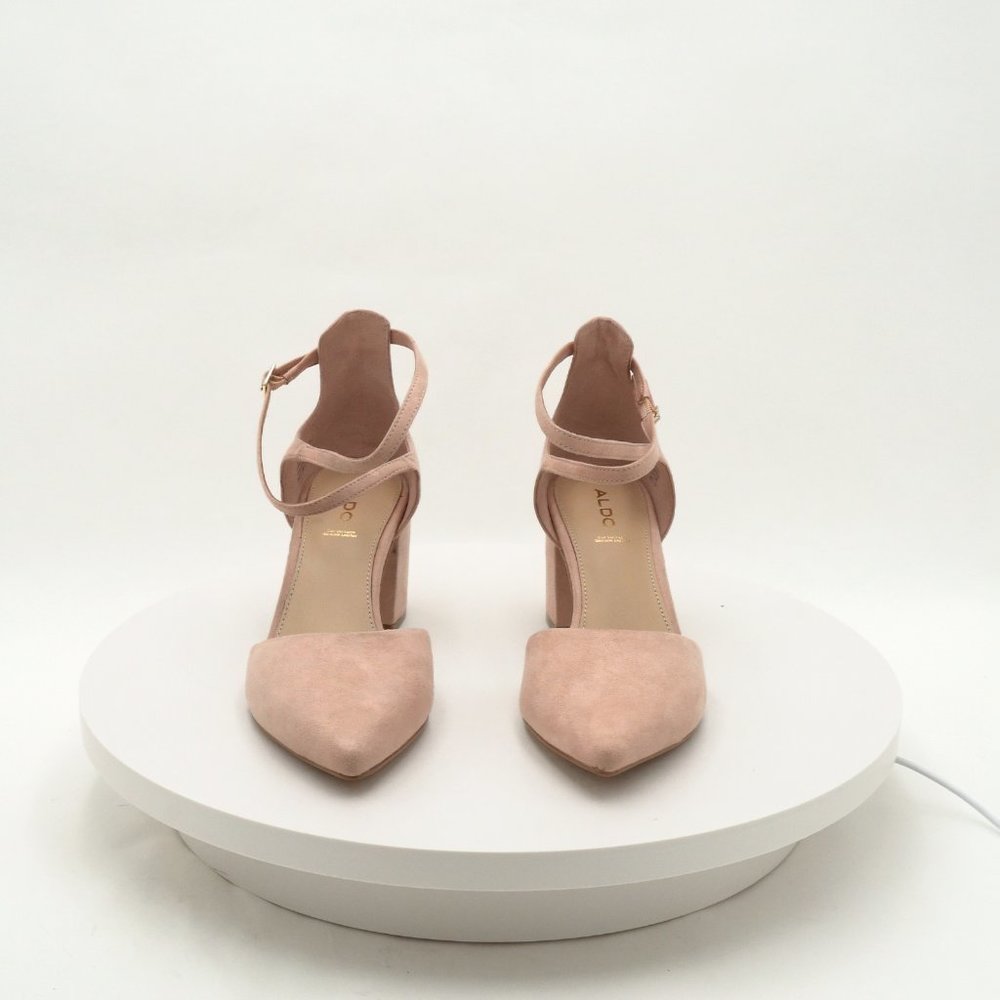 Aldo Women's Brookshear Block Heel Pump Dress Shoes S… Gem